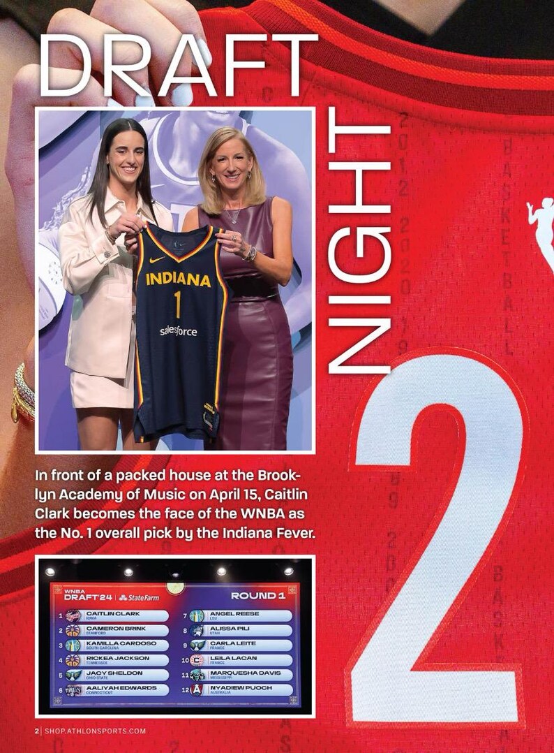 Athlon Sports 2024 Caitlin Clark Special Commemorative Magazine Indiana