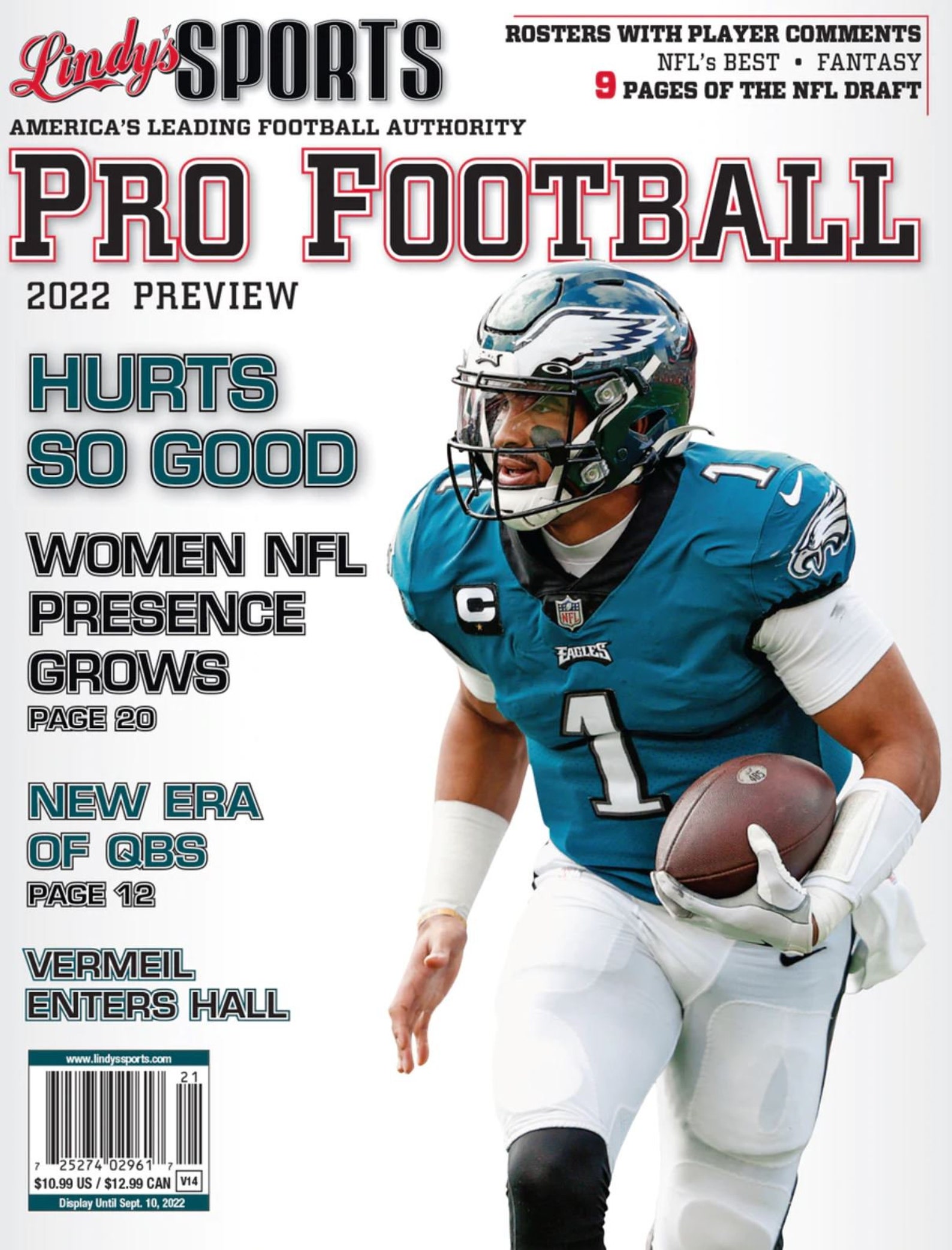 Lindy's Sports Pro Football NFL Preview 2022 COVERS VARY Etsy