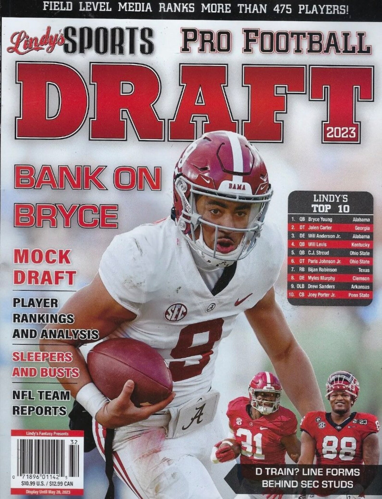 Lindys Sports Pro Football Draft 2023 MAGAZINE NFL Draft Preview Bryce