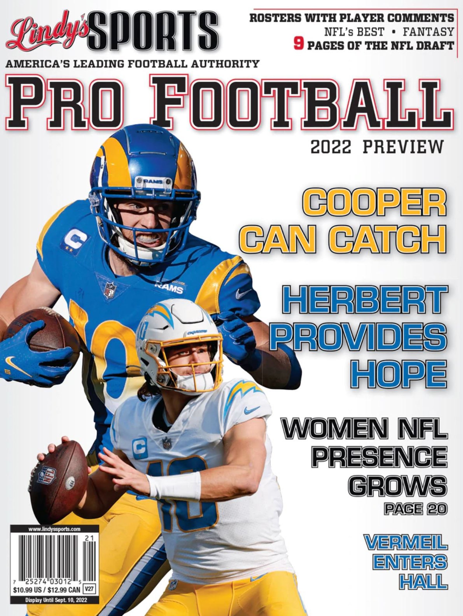 Lindy's Sports Pro Football NFL Preview 2022 COVERS VARY Etsy
