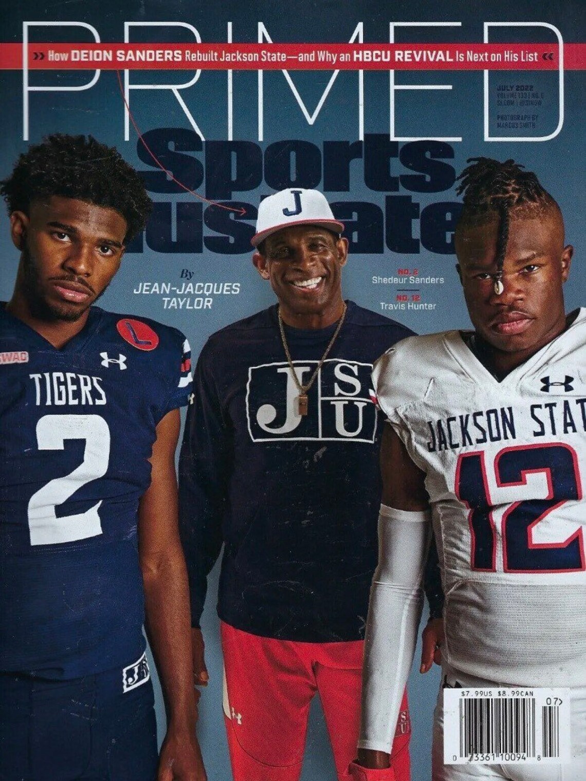 Sports Illustrated July 2022 Magazine Deion Sanders Jackson Etsy