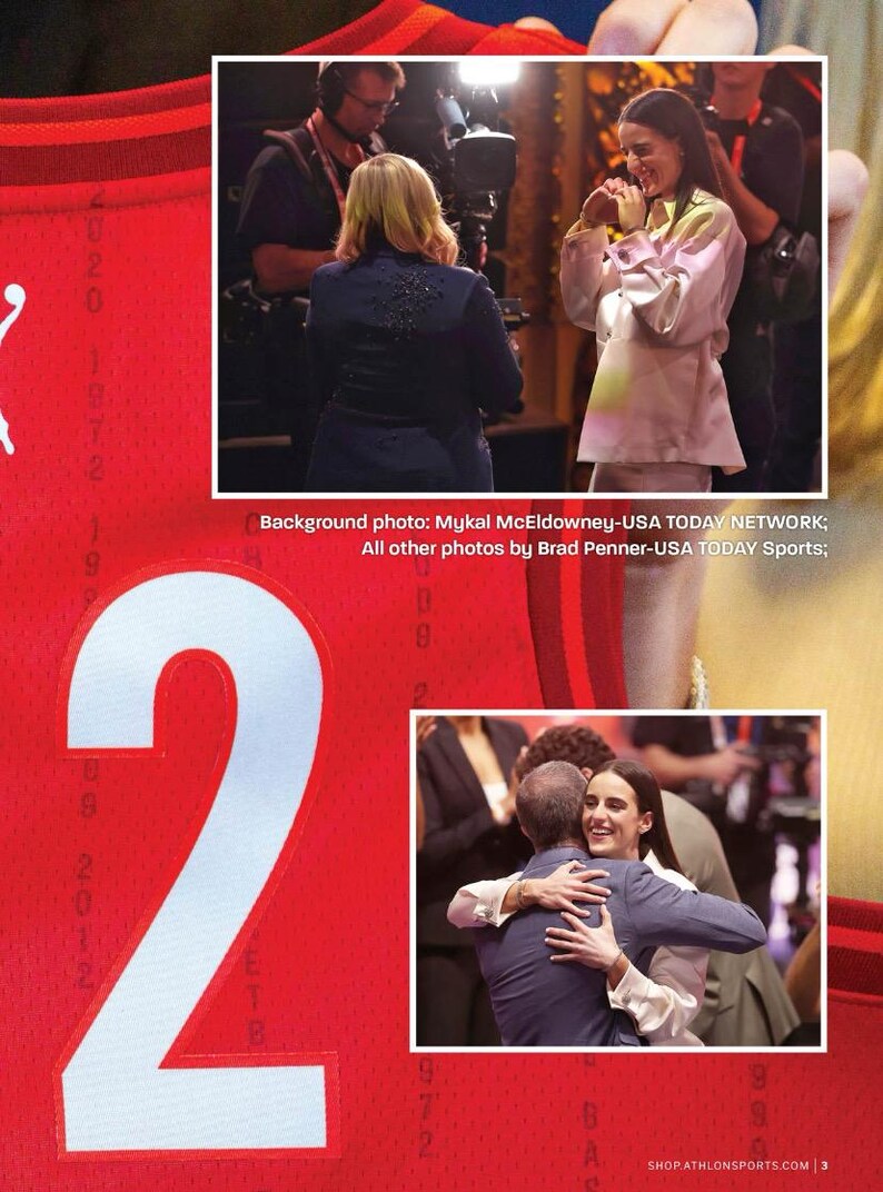 Athlon Sports 2024 Caitlin Clark Special Commemorative Magazine Indiana