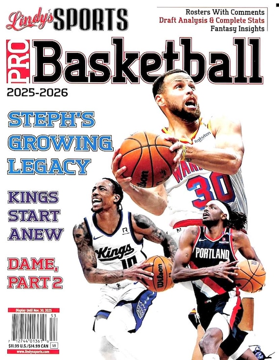 Lindy's Sports Pro Basketball 2025-2026 NBA Preview Magazine