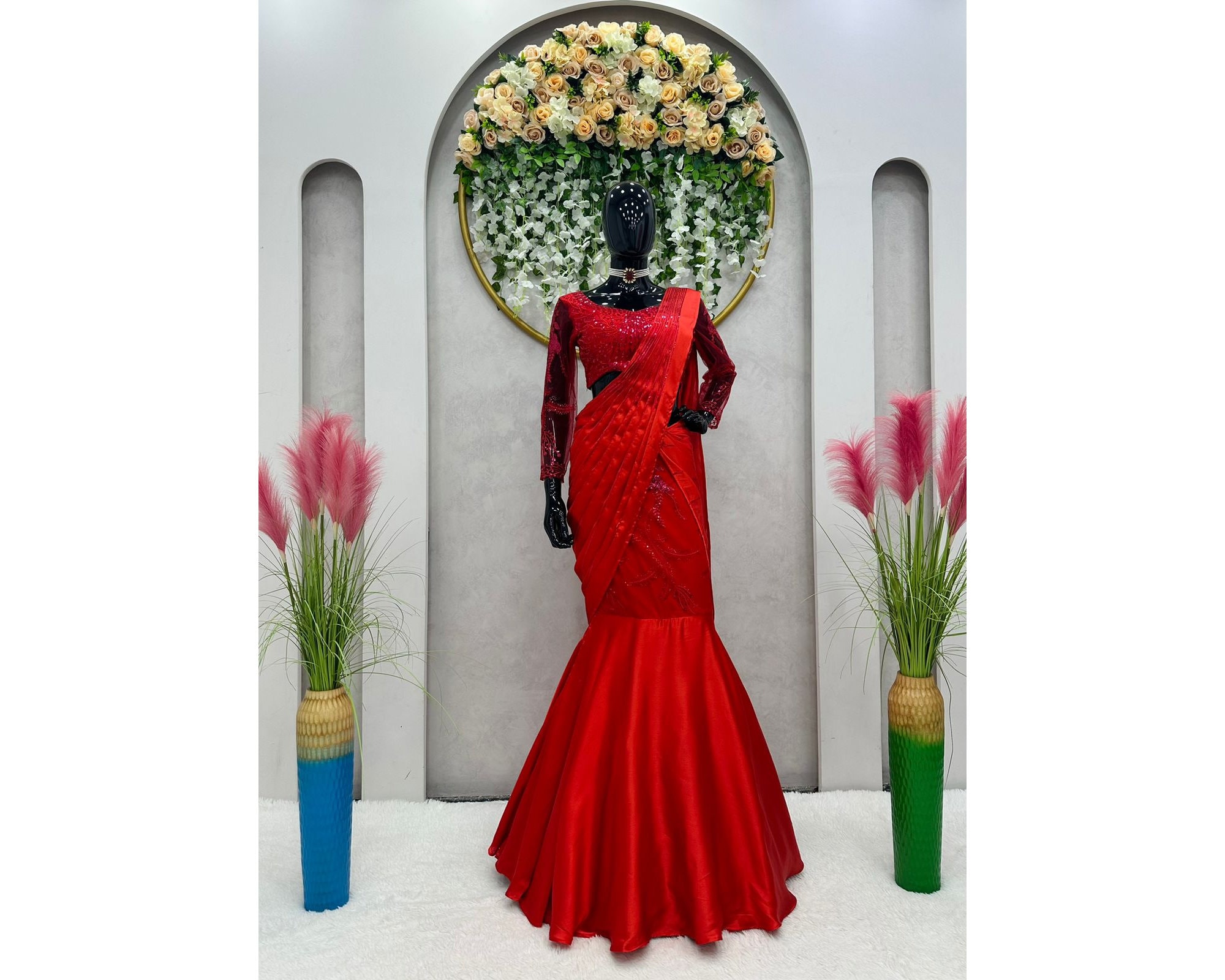 Jaanvi fashion Women's Cotton Mermaid Style Saree Shapewear, Petticoat,  Underskirt, Comfortwear, Fusion Wear with Adjustable Drawstring Closure  (mermaid-nude-s) at  Women's Clothing store