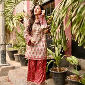 Stilvoller indischer Salwar-Anzug für Frauen, pakistanische Anzug, Hochzeit Anlass festliche Kleidung, indische Kleidung, genähter Salwar Kameez, Geschenke für sie