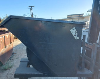 waste industrial bin heavy load metal scrap bin