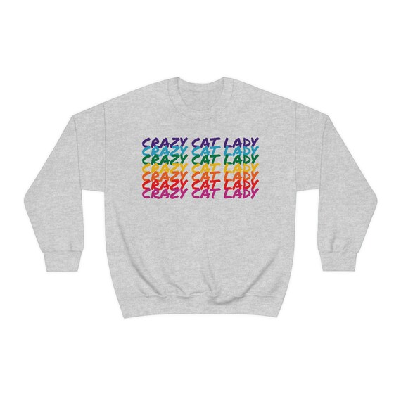 Crazy Cat Lady Sweatshirt Etsy Canada