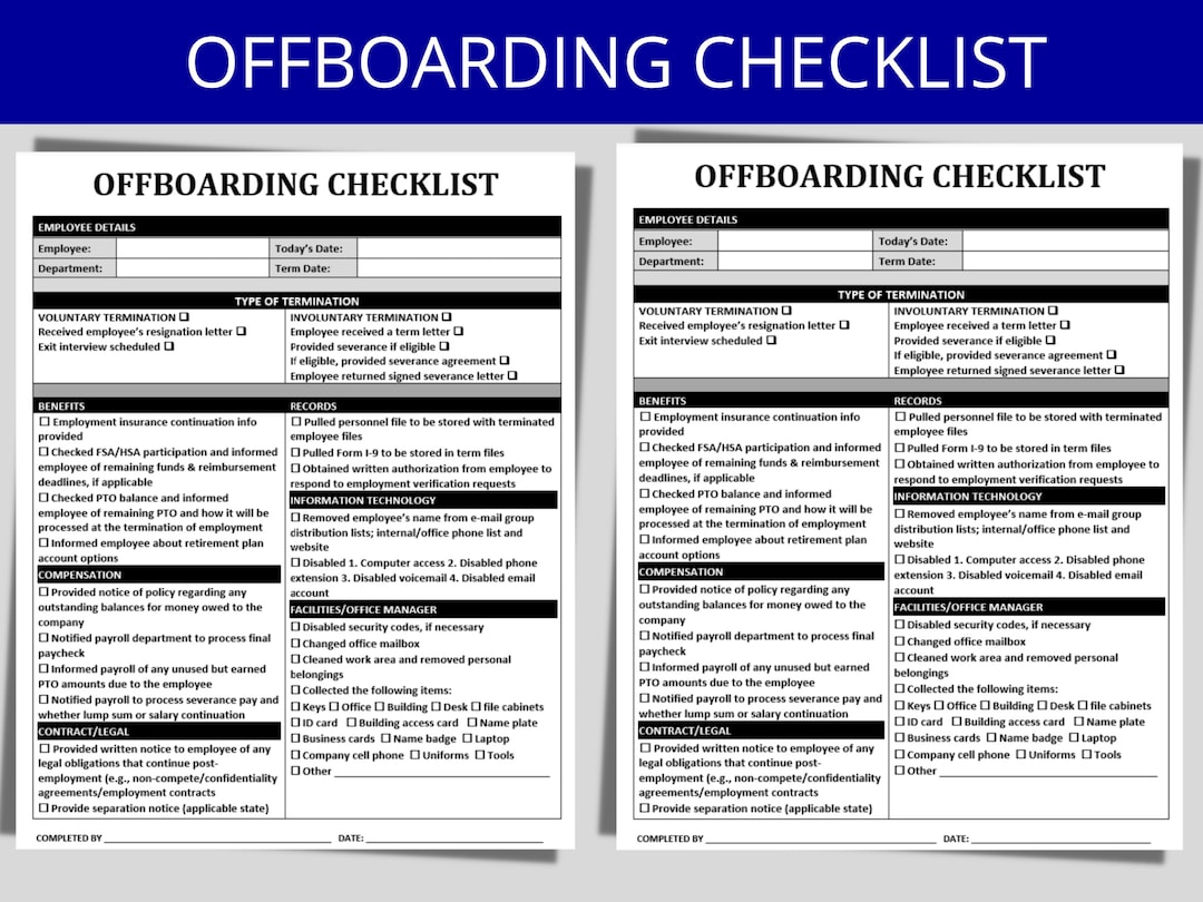 Employee Exit Interview Form: HR Off-boarding Template 