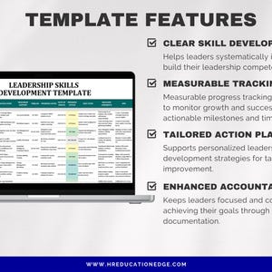 Leadership Development Form Leadership Skills Development Template: Employee & Manager Training ...