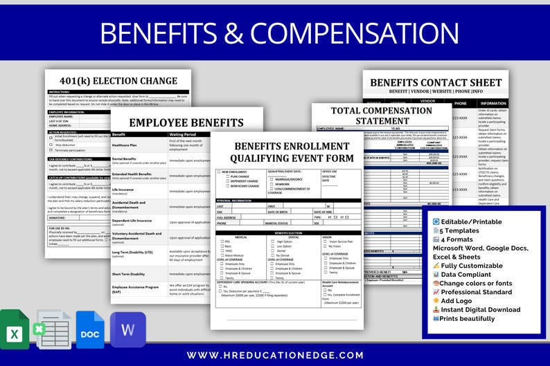 Employee Benefits & Compensation: Total Compensation Statement ...