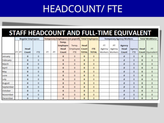 Staffing Excel Template