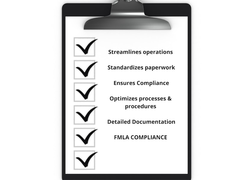 FMLA Compliance Checklist: Editable HR Template (digital Download) - Etsy