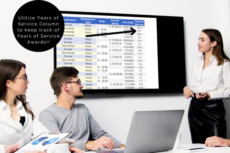Employee Roster List Staff Directory Database Employee Data Management
