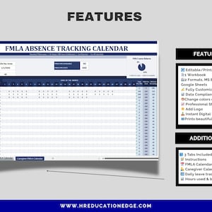 Fmla Pattern Absence Examples FMLA Absence Tracker Spreadsheet: Excel & Google Docs Templates for ...