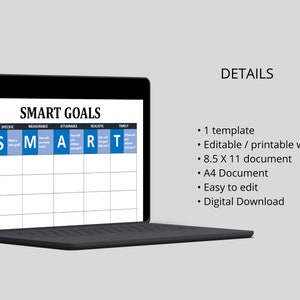Mall för SMART-mål: Medarbetarnas prestationsbedömning (MS Word) bild 2