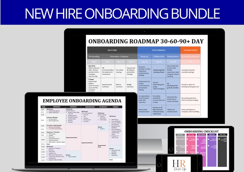 New Hire Onboarding HR Templates Employee Onboard Forms Etsy UK