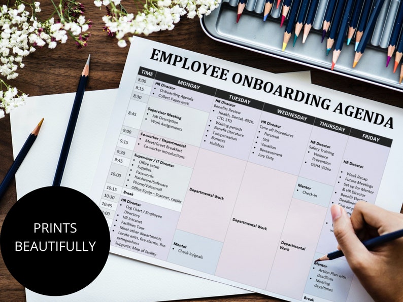 New Hire Onboarding Agenda first Week Onboarding Process Talent New Hire Onboarding Agenda first Week Onboarding Process Talent