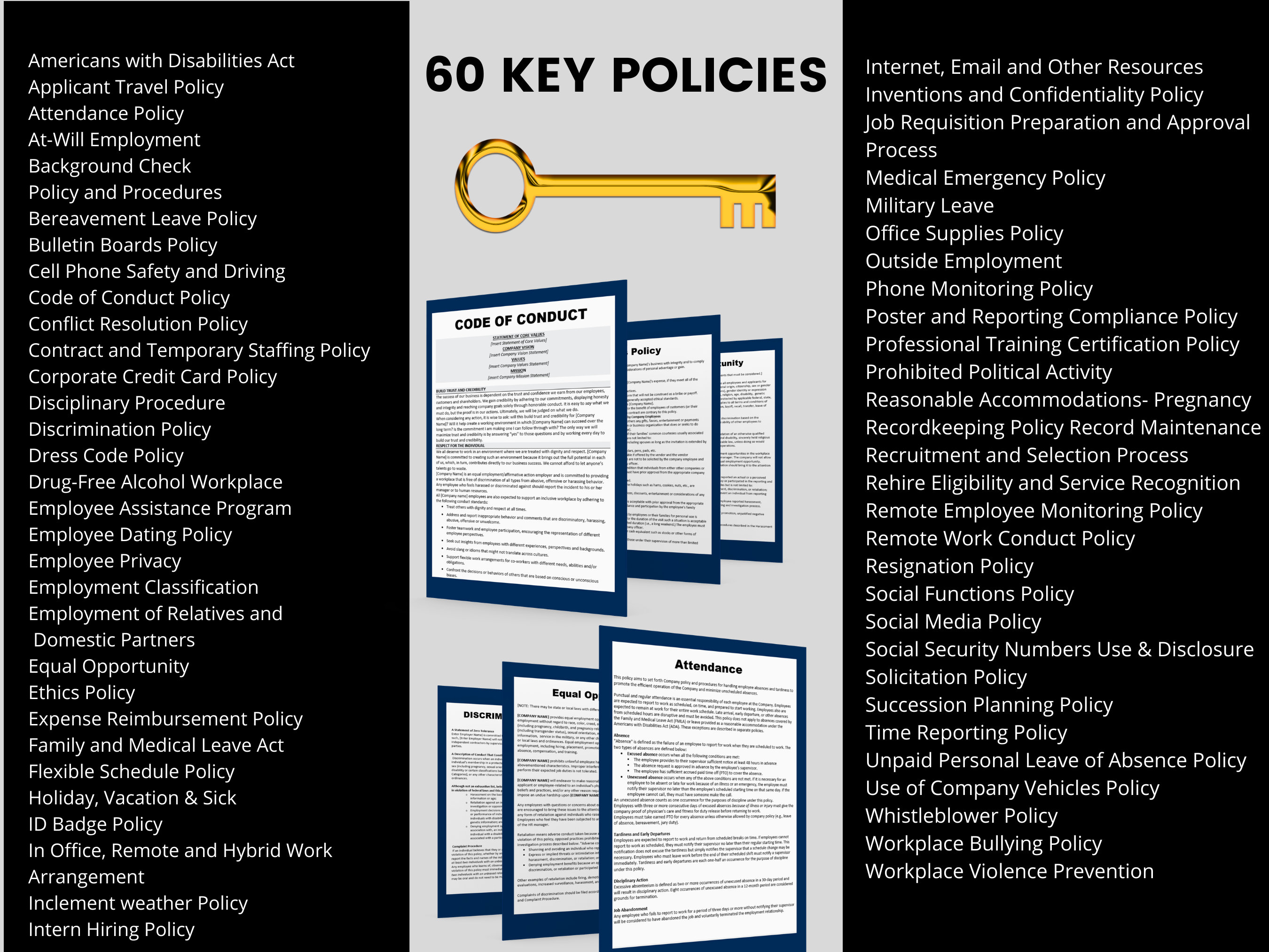 employee-policy-template-bundle-60-hr-documents-handbook-manual