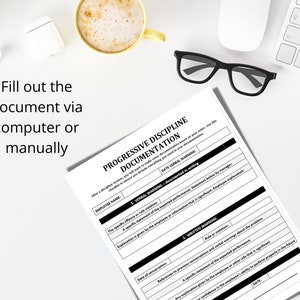 Progressive Discipline Documentation Template: HR Employee Write up (MS ...