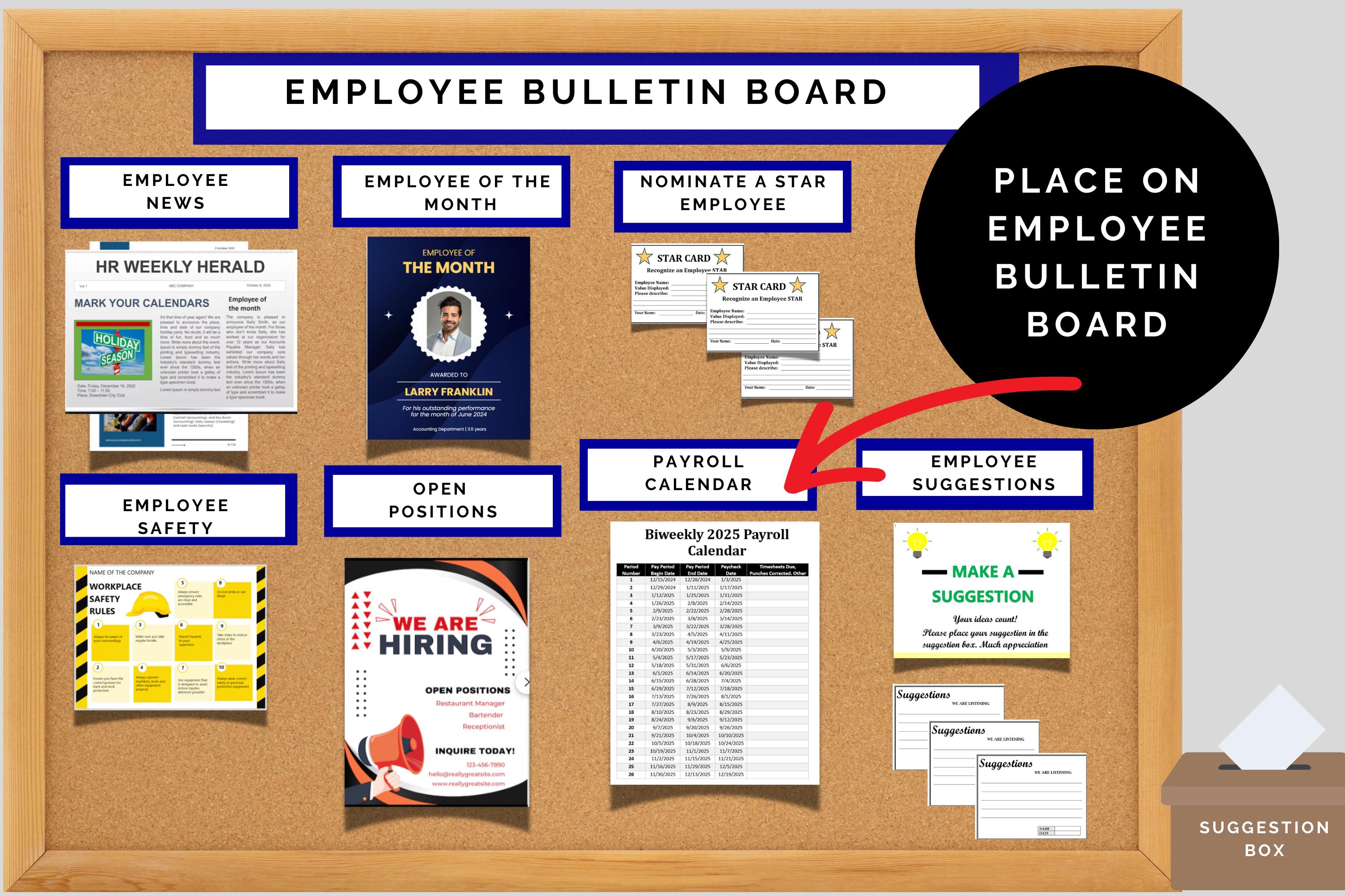Biweekly Payroll Calendar 2025 MS Editable Word, Excel Pay Period Start