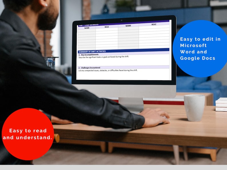 Daily Shift Report Template | End of Shift Change or Handover, Incident ...