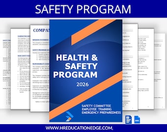 Programma voor veiligheid op de werkplek: rapportage van incidenten door medewerkers, OSHA-compatibel (digitale download)