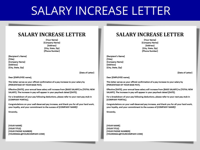 Official Notice Of Salary Increase Letter Employee Pay Raise official-notice-of-salary-increase-letter-employee-pay-raise