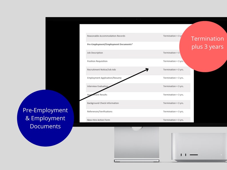 Employee Document Retention Policy Guidelines for HR Record Management