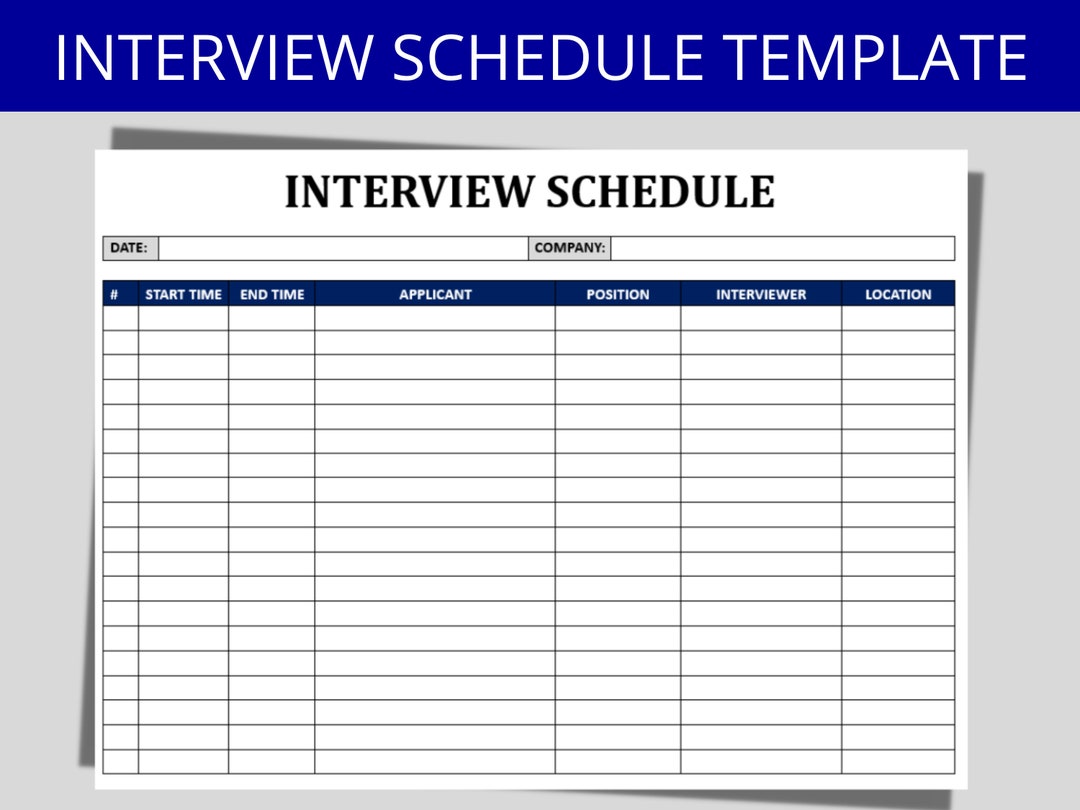 Interview Schedule Template Editable Word Form HR Template Human interview-schedule-template-editable-word-form-hr-template-human