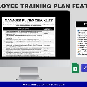 Top Management Leadership Checklist.pdf Managerial Checklist: HR & Leadership Tasks (digital Download) - Etsy