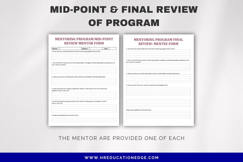 Mentorship Program Toolkit: Mentor & Mentee Resources (digital Download ...