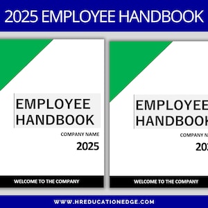 Employee Handbook Template | Policy & Procedures Manual | New Hire Paperwork | Onboarding Process Staff Company Handbook | Word Google Docs
