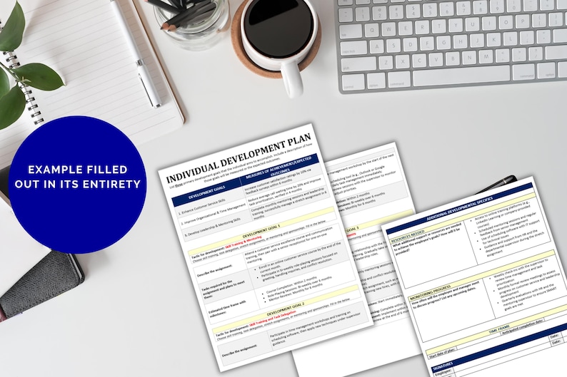 IDP Individual Development Plan Template: Employee Goals, Career ...