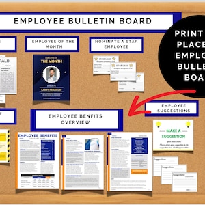 Employee Form Image Header Employee Benefits Brochure: HR Onboarding Template (canva Editable) - Etsy