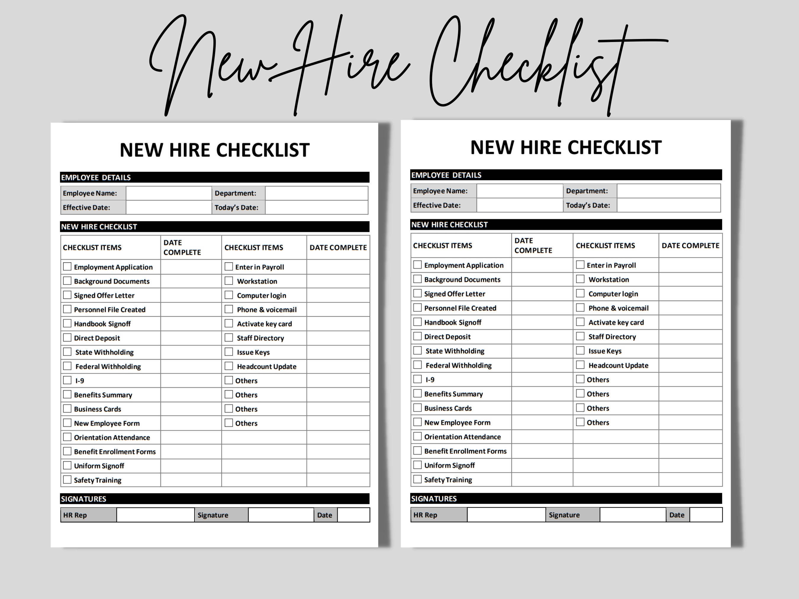 new-hire-checklist-editable-onboarding-word-template-etsy