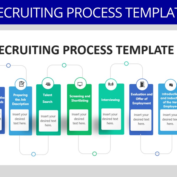 Recruitment Process Tool/Infographic | HR Template | Human Resources Form | Editable MS Word | Employment Templates & Forms | Hiring Process