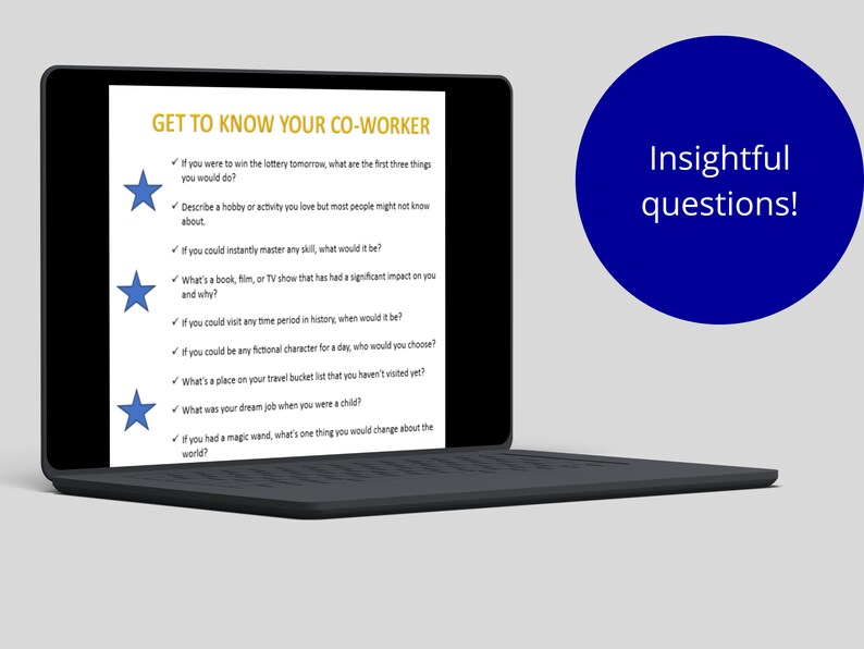Office Icebreaker Games: Staff, New Hire Scavenger Hunt (Digital Download) image 7
