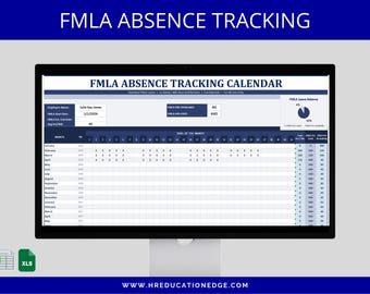 FMLA Absence Tracker: Excel & Google Docs Templates for Compliance (Digital Download)