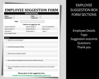 suggestion box ideas for employees