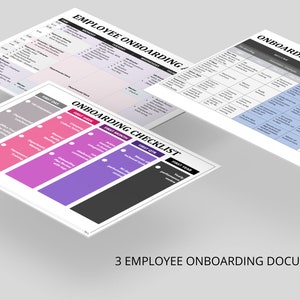 New Hire Onboarding Template Bundle: Editable HR Forms & Agenda - Etsy