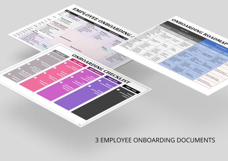 New Hire Onboarding Template Bundle: Editable HR Forms & Agenda - Etsy