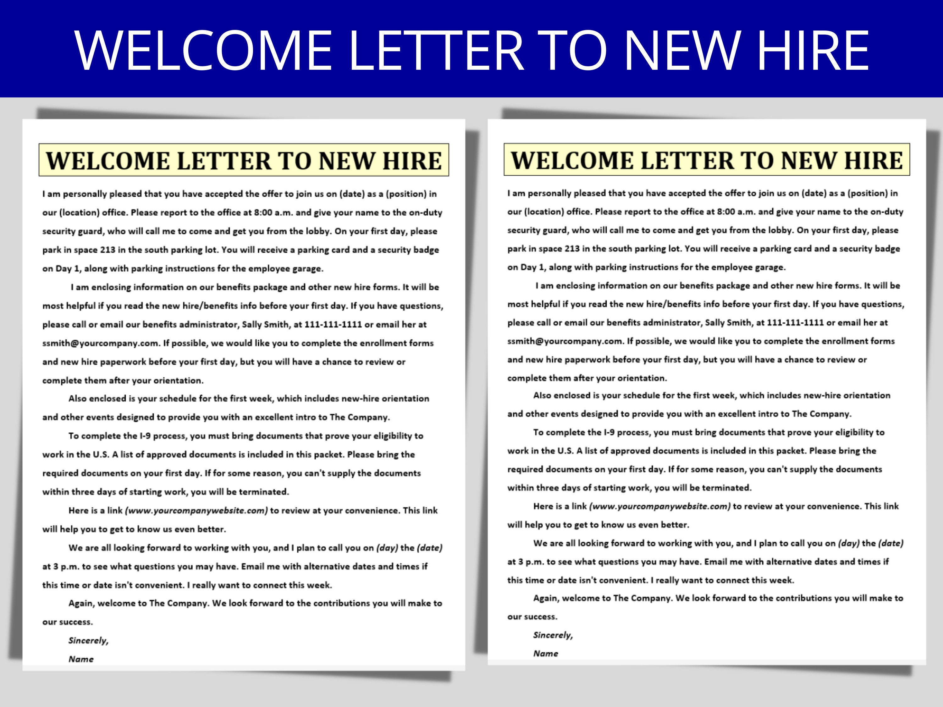 New Employee Welcome Letter HR Onboarding Letter For New Hire Etsy new-employee-welcome-letter-hr-onboarding-letter-for-new-hire-etsy