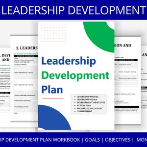 Leadership Development Plan Workbook: HR Career Roadmap (Digital Download)