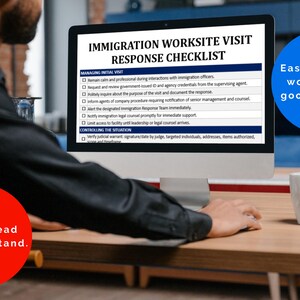 ICE Workplace Visit Checklist: Immigration Compliance Guide ...