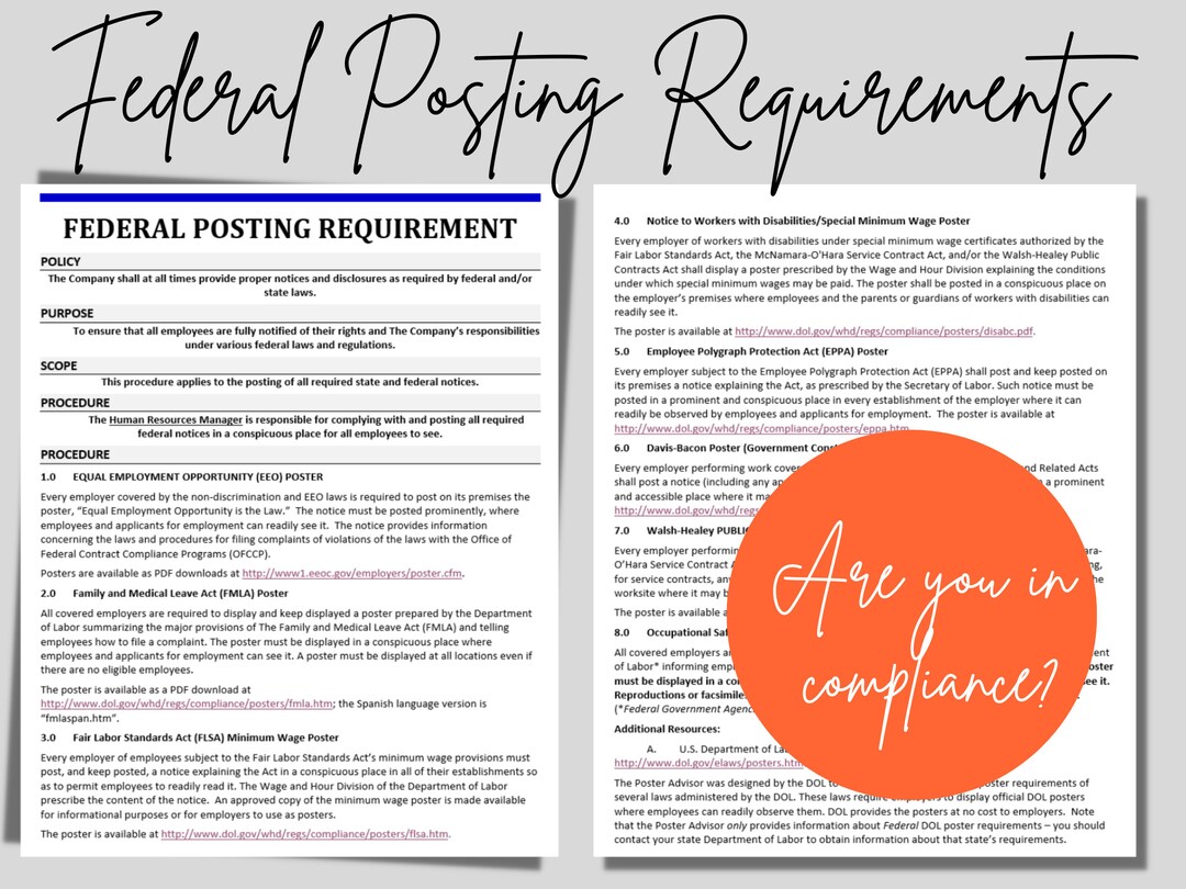 federal-posting-requirements-template-ms-editable-word-etsy
