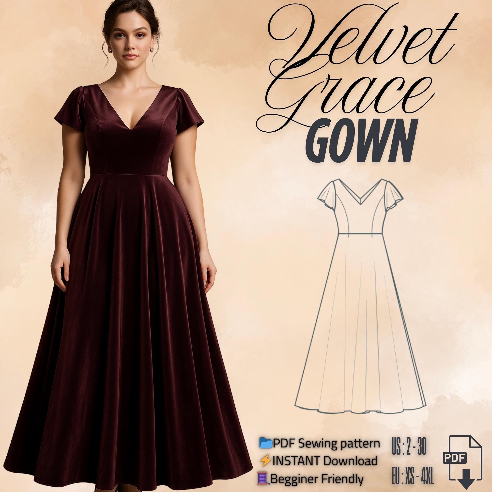 Vintage Evening Gown - Etsy UK Vintage Evening Gown - Etsy UK