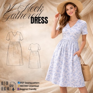 cotton poplin dress pattern Ann Normandy Shift Dress Sewing Pattern in Spoonflower Printed Cotton Poplin Sewing Patterns