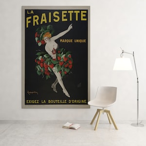 The Fraisette (1909) print in high resolution by Leonetto Cappiello. Art Print. Printable Art. Vintage Ad (Digial Download)