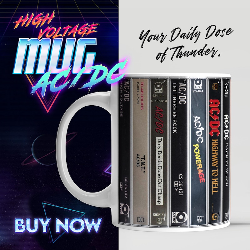 Sublimation Ac/dc - Etsy