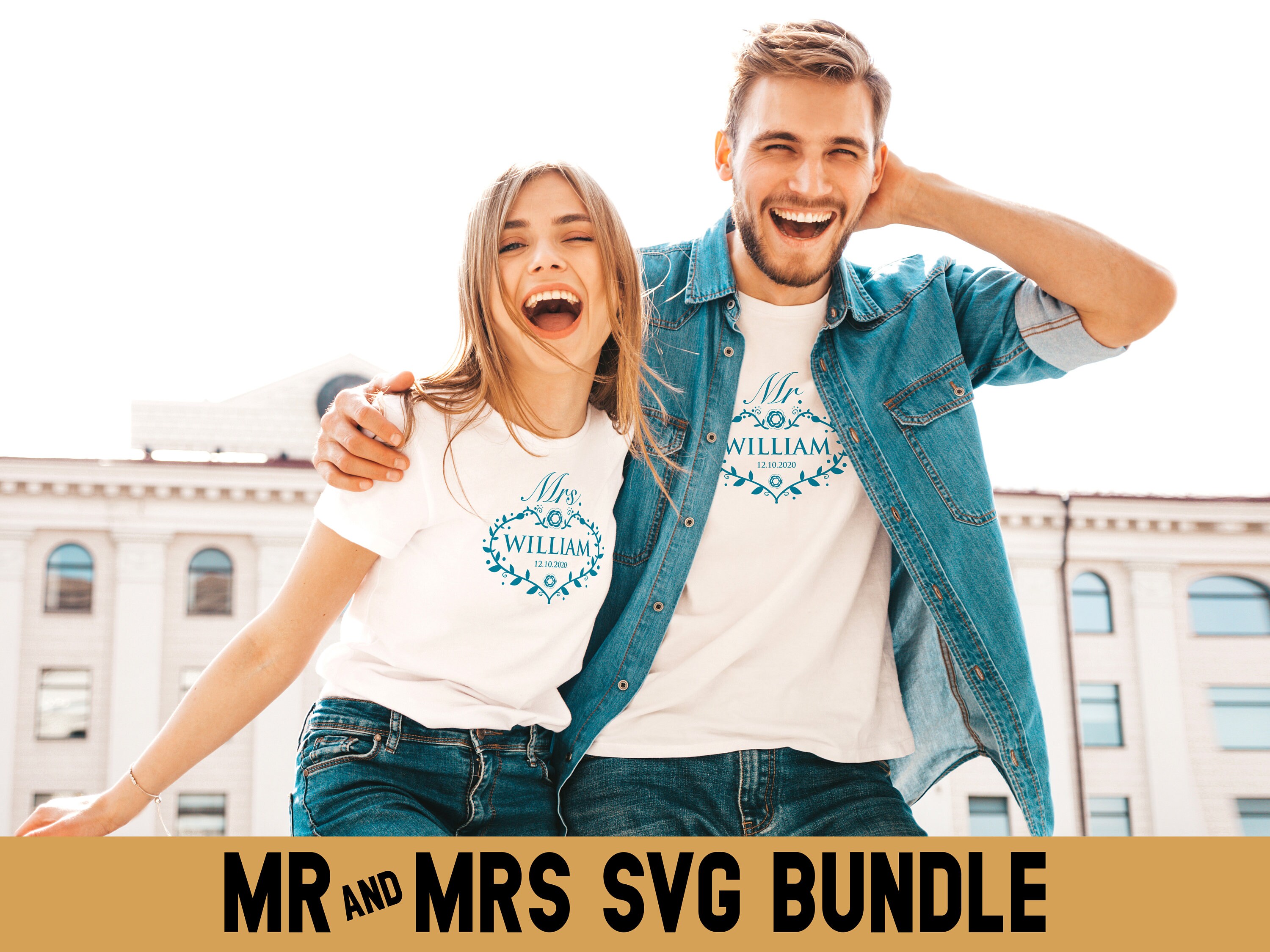 Wedding Svg Files, Mr. and Mrs. Svg Bundle Instant Download 15 Premium ...